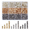 HOBBIESAY 120G 12 Styles Glass Twisted Bugle Beads SEED-HY0001-23-1
