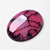 Natural Dragon Veins Agate Cabochons X-G-F296-03-30x40mm-2