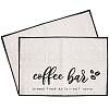 Coffee Theme Diablement Fort Cup Mats AJEW-WH0201-001-1