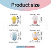 Fashewelry 32Pcs 16 Style Imitation Bubble Tea & Ice Cream Resin Pendants RESI-FW0001-07-2
