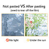 Waterproof PVC Colored Laser Stained Window Film Static Stickers DIY-WH0314-089-8
