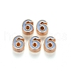 Alloy Enamel Beads ENAM-R055-03-06-RS-1