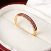 Brass Micro Pave Cubic Zirconia Finger Rings for Women FS-WG59B22-09-1