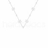 Snowflake Stainless Steel Link Chain Necklaces for Women FS-WGDC653-03-2