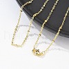 Brass Satellite Chains Necklace for Women NJEW-P265-38G-3