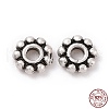 925 Sterling Silver Bead Caps STER-D036-20AS-02-4