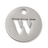Non-Tarnish 304 Stainless Steel Pendants STAS-F233-M-P01-A-W-1