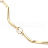 Ion Plating(IP) 304 Stainless Steel Twist Bar Link Chain Necklace X-NJEW-K249-11G-2