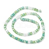 Gradient Color Electroplate Glass Bead Strands GLAA-E042-05B-2