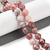 Natural Plum Blossom Jasper Beads Strands G-NH0021-A20-01-1