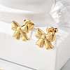 304 Stainless Steel Stud Earrings EJEW-M072-03G-1