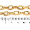 304 Stainless Steel Textured Cable Chain Necklaces NJEW-Q013-01G-3