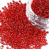 11/0 Grade A Transparent Glass Seed Beads X-SEED-Q007-F37-1
