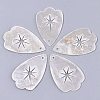 Natural Capiz Shell Pendants X-SHEL-N026-104-1