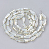 Electroplate Glass Beads Strands EGLA-T008-12M-2