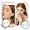 ARRICRAFT 8Pcs 2 Colors Brass Ear Nuts FIND-AR0005-16A-7