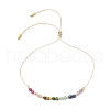 Chakra Theme Adjustable Natural Mixed Gemstone Braided Bead Bracelets for Women BJEW-JB11618-01-2