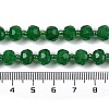 Natural Dyed White Jade Beads Strands G-H057-A20-04-5