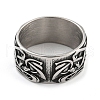 304 Stainless Steel Ring RJEW-B055-03AS-06-3