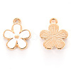 Alloy Enamel Charms X-ENAM-R059-02C-RS-2