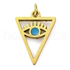 Ion Plating(IP) 304 Stainless Steel Enamel Charms STAS-Z104-10G-03-1