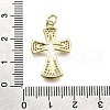 Brass Micro Pave Cubic Zirconia Pendants KK-Z100-33G-01-3