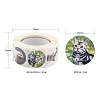 4 Rolls 2 Style Cat & Pet Dog Pattern Self-Adhesive Kraft Paper Stickers DIY-LS0003-36-3