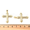Brass Micro Pave Cubic Zirconia Pendants KK-R229-10G-F-3