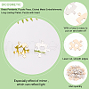 DICOSMETIC 200Pcs 2 Colors Brass Pendants KK-DC0002-36-3