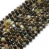 Natural Banded Agate Beads Strands G-P573-A09-01-2