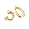 Brass Fold Over Clasps KK-U016-11G-2