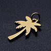 Ion Plating(IP) 201 Stainless Steel Pendants STAS-Q201-JN302-2-2