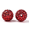 Transparent Resin Rhinestone Graduated Beads RESI-S314-10x12-05-1