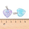 Luminous Resin Sequins Pendants RESI-V006-01C-P-3