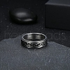 Rotatable Stainless Steel Finger Rings PW-WGFD7F6-01-2