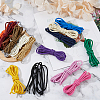 SUPERFINDINGS 18 Colors Braided PU Leather Cords Set WL-FH0001-03-4