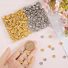 SOFPLATE 400pcs 2 Colors Brass Rhinestone Spacer Beads RB-SP0001-03B-3