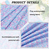 Fishscale Pattern Polyester Fabrics DIY-WH0292-79A-4