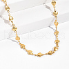 Stainless Steel Heart-shaped Link Chain Necklaces for Women AM1857-3