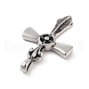 Retro 304 Stainless Steel Big Pendants STAS-I205-15AS-2