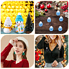 CRASPIRE 50Pcs 10 Colors Polyester Doll Woolen Hat DOLL-CP0001-01-5