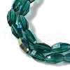 Electroplate Glass Beads Strands GLAA-Q101-03B-AB02-3