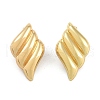 304 Stainless Steel Studs Earrings EJEW-K278-09A-G-1