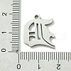 201 Stainless Steel Pendants STAS-B055-01P-D-3