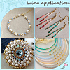 SOFPLATE Rack Plating and PVD Vacuum Plating Brass Round Spacer Beads FIND-SP0002-24A-6