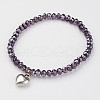 Glass Beads Stretch Bracelets X-BJEW-JB02450-2