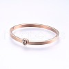 304 Stainless Steel Bangles BJEW-P222-08-3