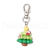 Plastic Christmas Tree Pendant Decorations HJEW-JM02727-4