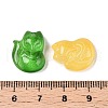 Gradient Color Baking Paint Glass Pendants DGLA-N005-02-3