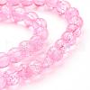 Spray Painted Crackle Glass Beads Strands CCG-Q001-6mm-02-1
